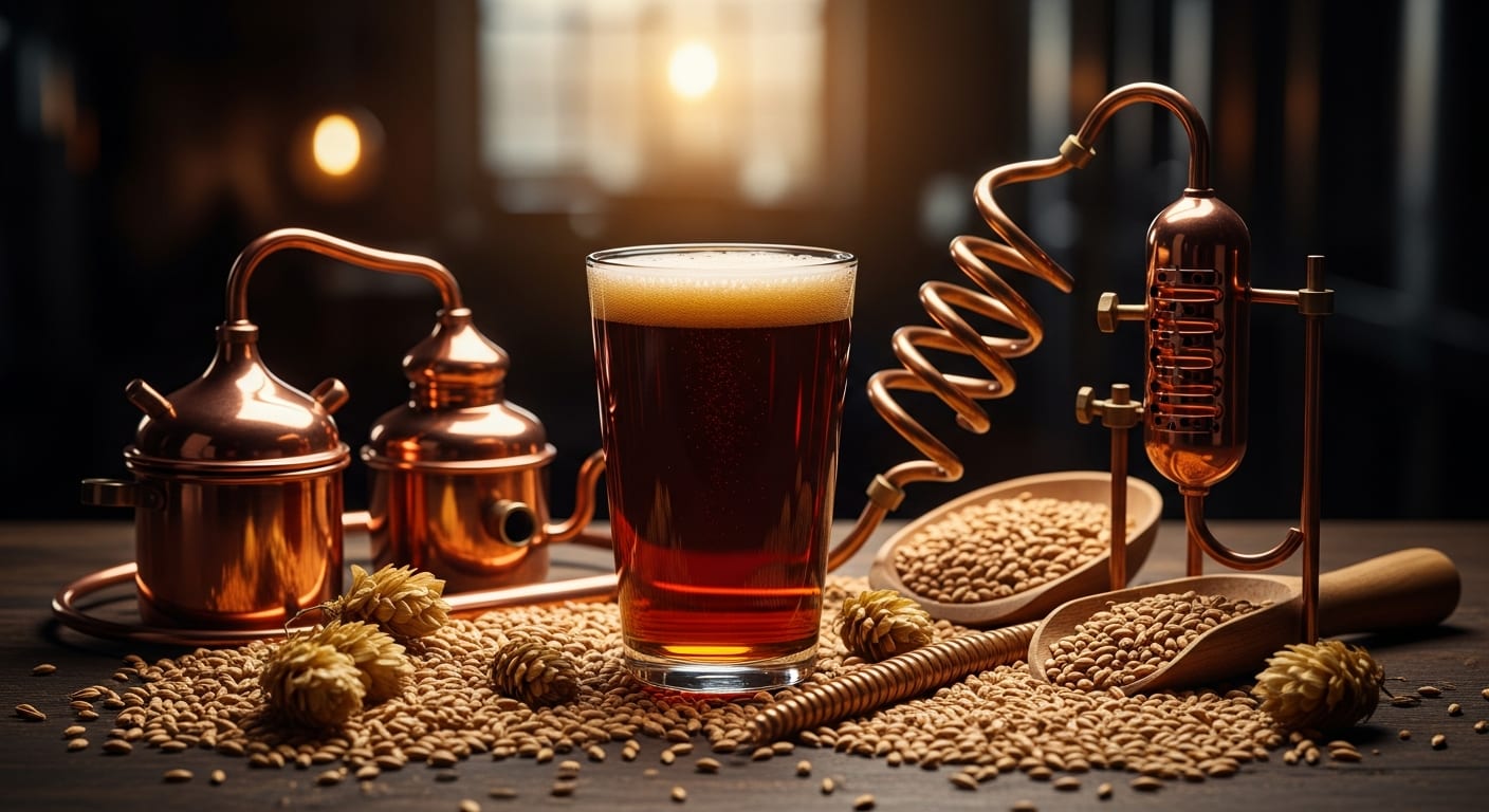 Brewmeister brand visual — Brand Launch Web